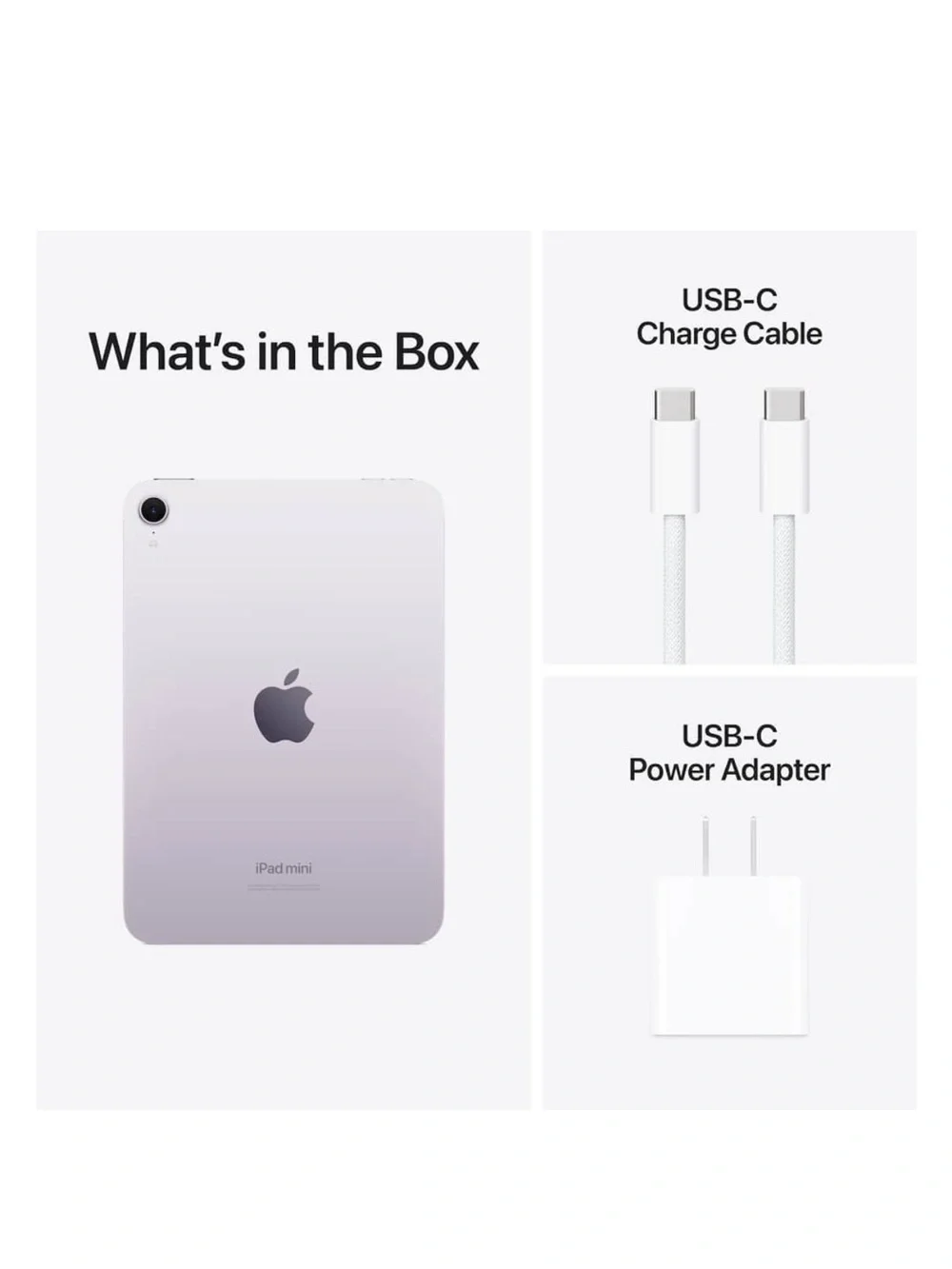 Apple iPad Mini (A17 Pro) 128GB Wi-Fi (Purple)+ Apple Pencil Pro + Amazon Case - Picture 3 of 16